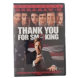Thank You For Smoking DVD 2006 Widescreen Aaron Eckhart Robert Duvall Macy New